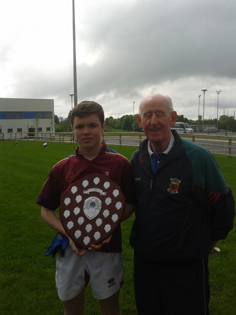 Cillian Cleary, Team Captain with League Trophy